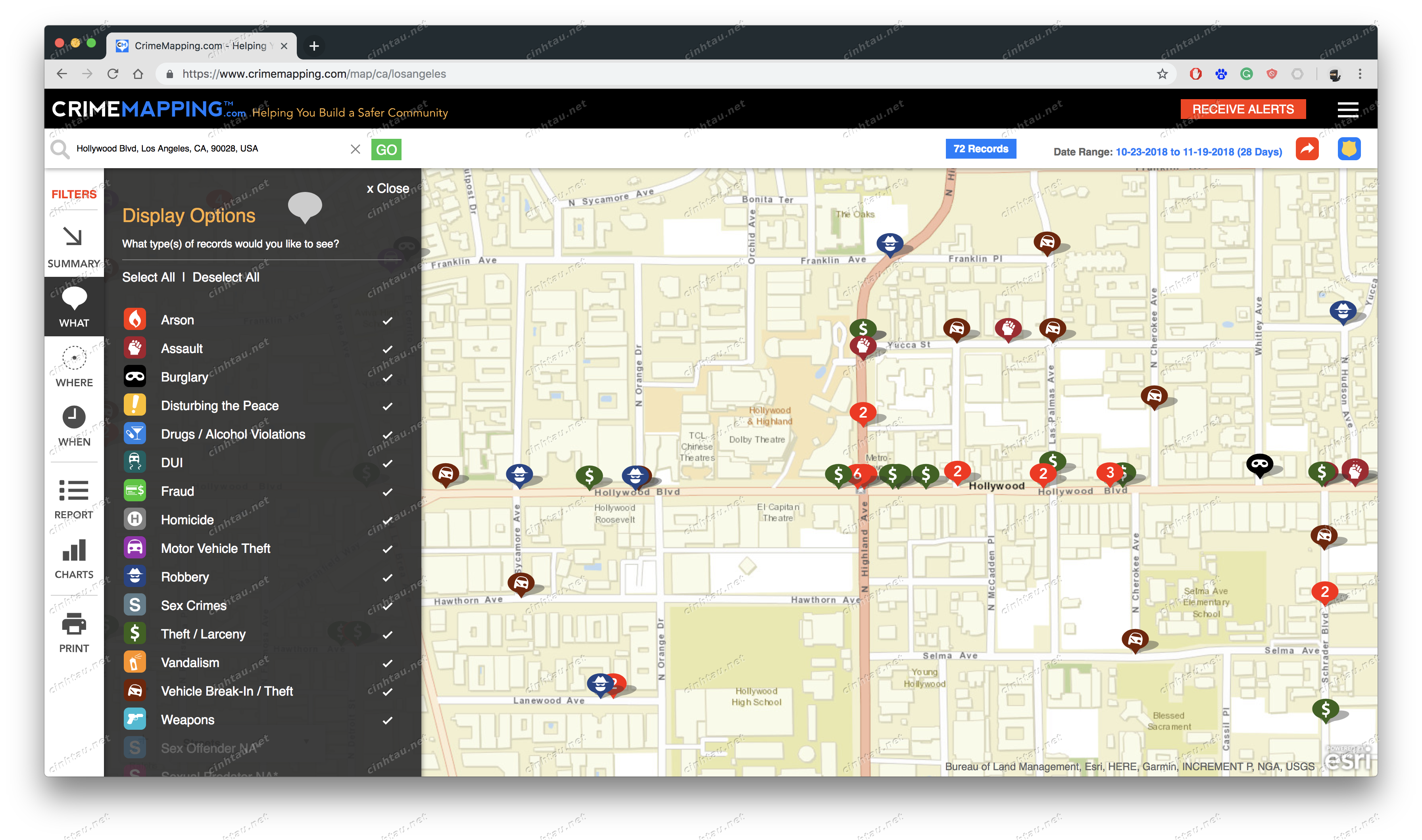 Crime Mapping Service