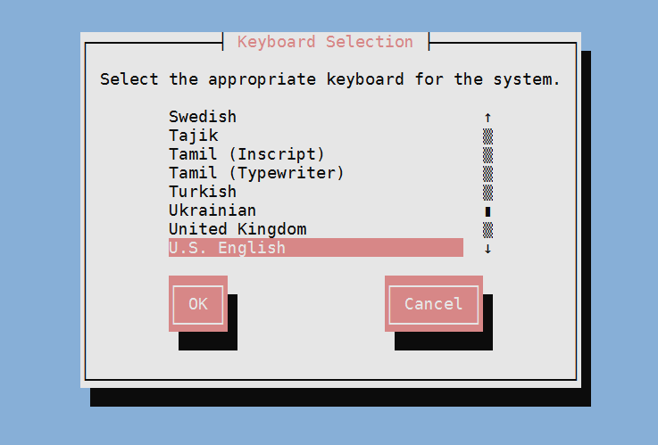 Keyboard System Configuration